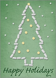 Pill Christmas Tree