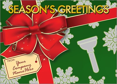 Plumber Gift Wrap (Glossy White) 