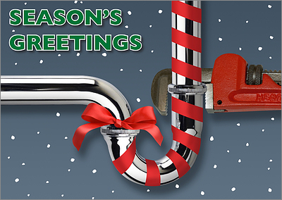 Plumber Greeting Card