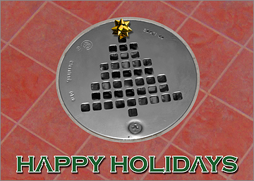 Plumbing Christmas Card