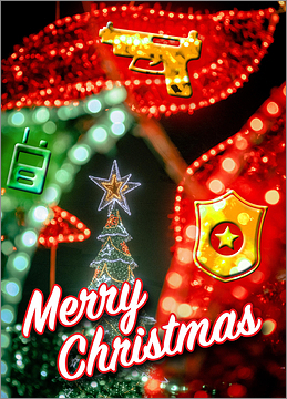 Police Bright Lights Card