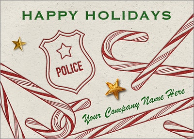 Police Candy Canes