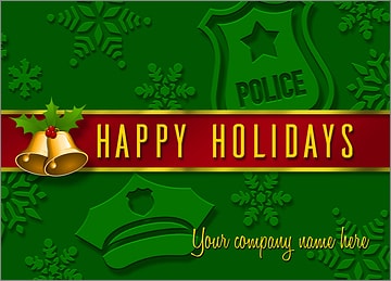 Police Card Green