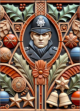 Police Christmas Card Ceremonial