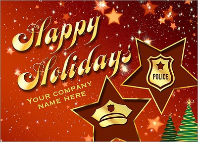Police Christmas Sky