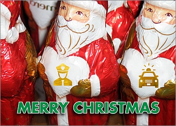 Police Santas Card