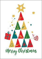 Pressure Tree Christmas Card