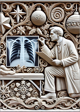 Radiologist Christmas Card Blithe