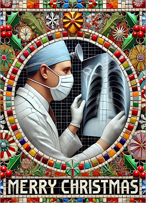 Radiology Christmas Card Mirthful