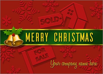 Real Estate Card Red