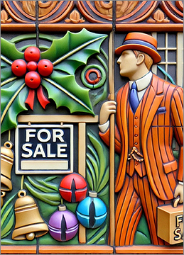 Realtor Christmas Card Showy