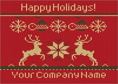 Realtors Reindeer Christmas Card