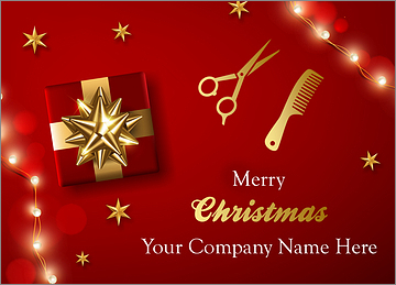 Red Beauty Christmas Card