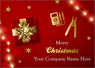 Red HVAC Christmas Card