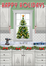 Remodeled Kitchen Holiday Card