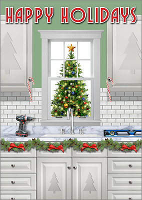 Remodeled Kitchen Holiday Card