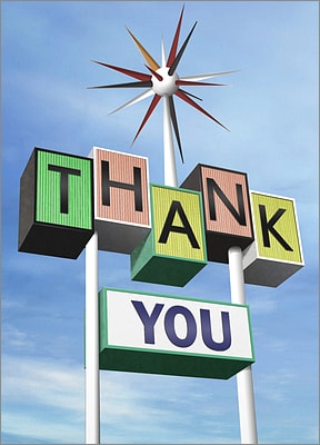 Roadside Thank You Card