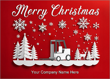 Salvage Santa Card