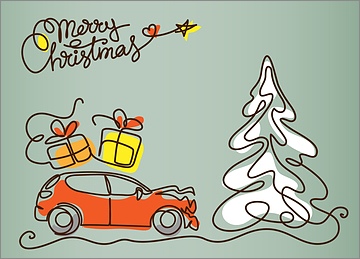 Salvage Yard Christmas Card