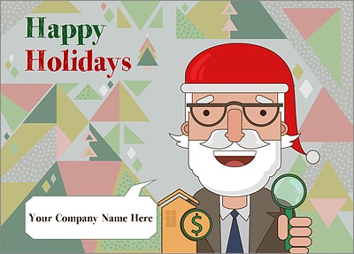 Santa Appraisers Christmas Card