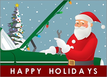 Santa Auto Mechanic
