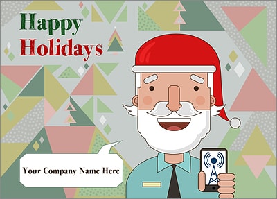 Santa Cell Holiday Card