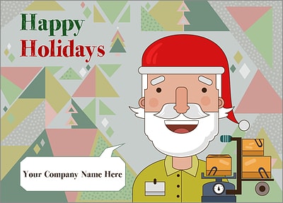 Santa Delivery Christmas Card