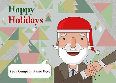 Santa Escrow Christmas Card