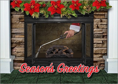 Santa Exterminator Christmas Card