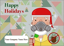 Santa Exterminators Christmas Card