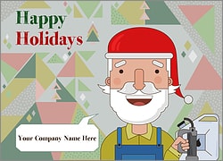 Santa Fuel Christmas Card