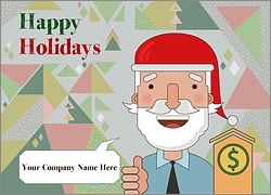 Santa Mortgage Christmas Card