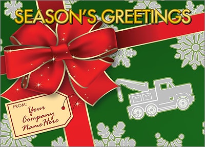 Semi Towing Gift Wrap