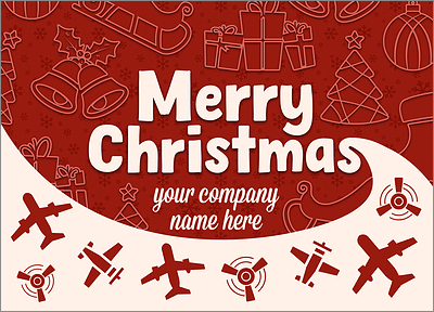 Sky High Christmas Card