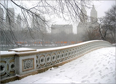 Snow Covered Bridge