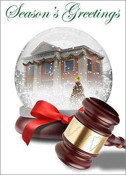 Snow Globe Christmas Card