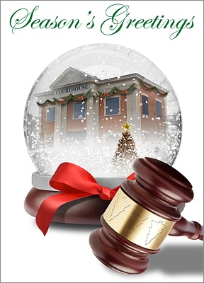 Snow Globe Christmas Card