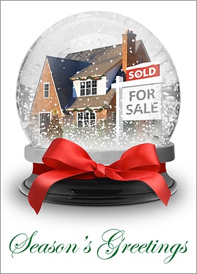 Snow Globe Realtor Card