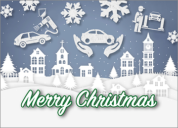Snowy Auto Body Card