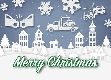 Snowy Auto Salvage Card