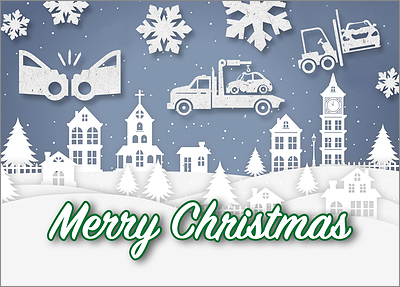 Snowy Auto Salvage Card