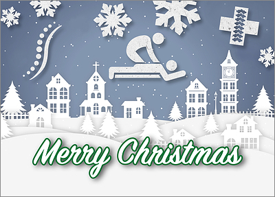 Snowy Chiropractor Card