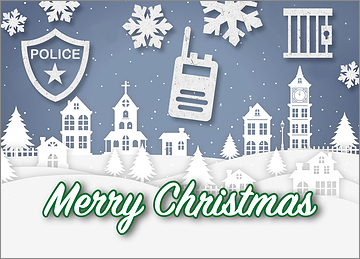 Snowy Police Card