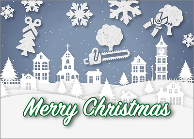 Snowy Tree Service Card