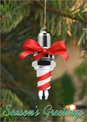 Sparkplug Ornament