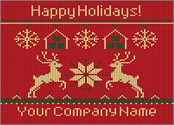 Storage Reindeer Christmas Card