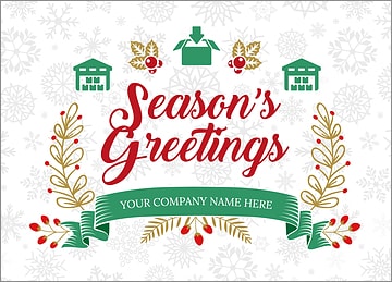 Storage Snowflake Christmas Card