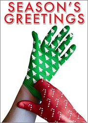 Surgical Gloves Christmas Card