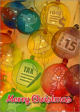 Tax Glass Ornaments