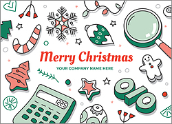 Tax Merry Christmas Card